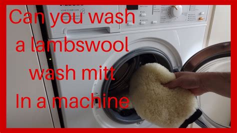 can you machine wash lambswool.